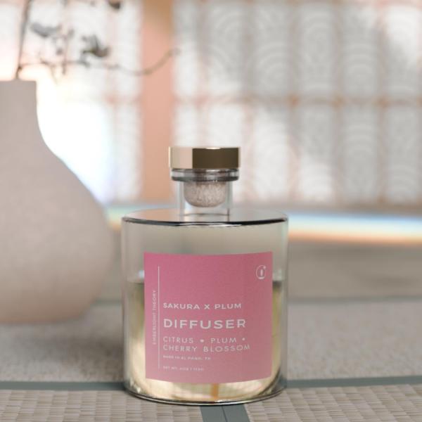 Sakura x Plum (4oz) Reed Diffuser